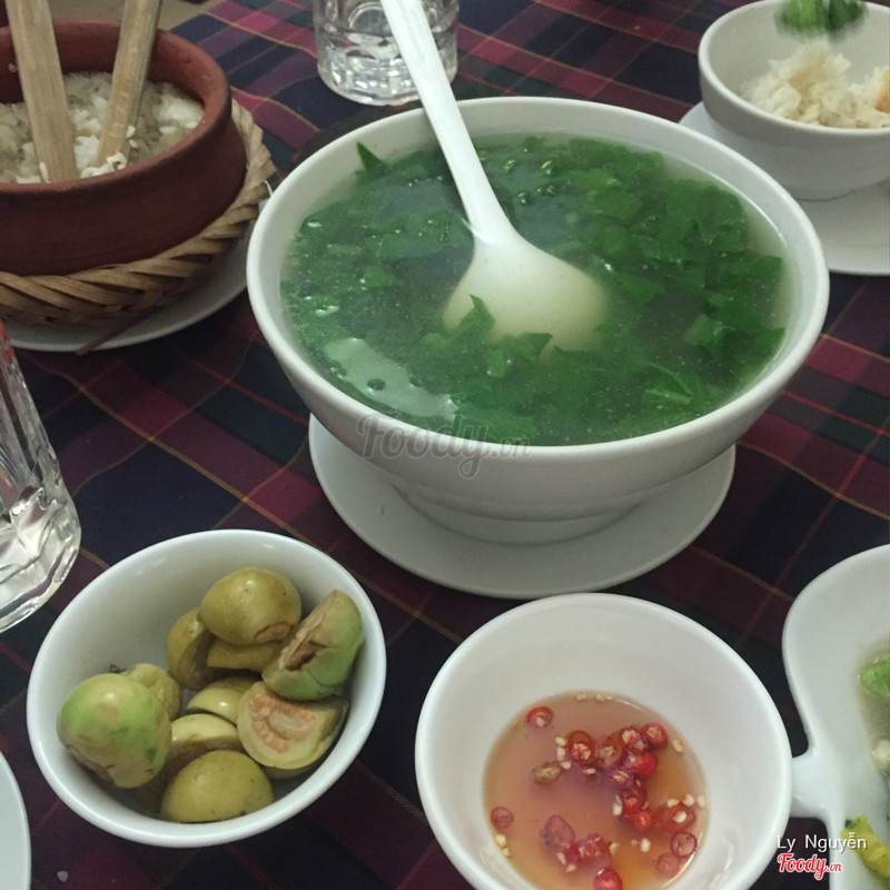 Canh cải thịt, cà