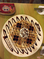 Waffle việt quất