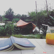 Book and juice