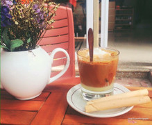 Cafe cốt dừa 