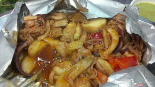 đậu hủ hải sản giấy bạc