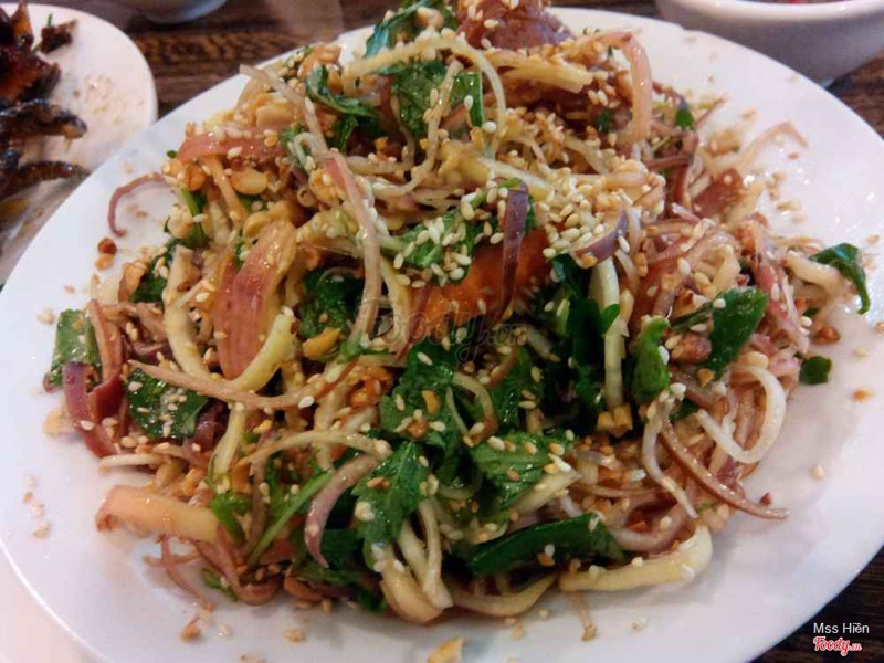 nộm hoa chuối