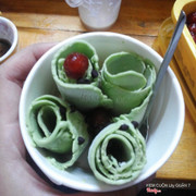 Kem cuộn trà xanh, sorry mình đặt nhầm tên