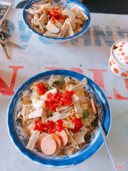 Xôi gà thập cẩm