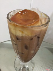 Milo bánh flan