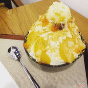 Bingsu đào