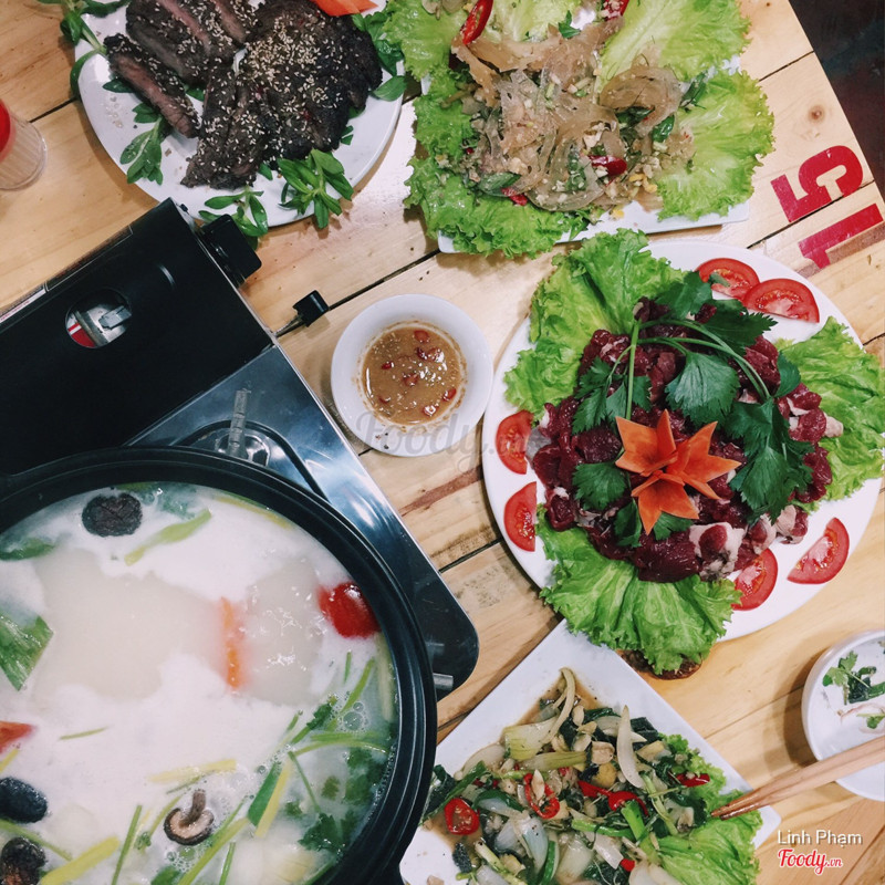 Lẩu nghé nhúng dấm