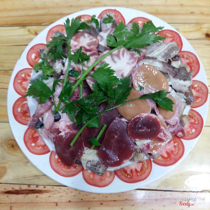 Đĩa lẩu lòng bò