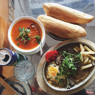 Bánh mì chảo siêu hấp dẫn buổi sáng