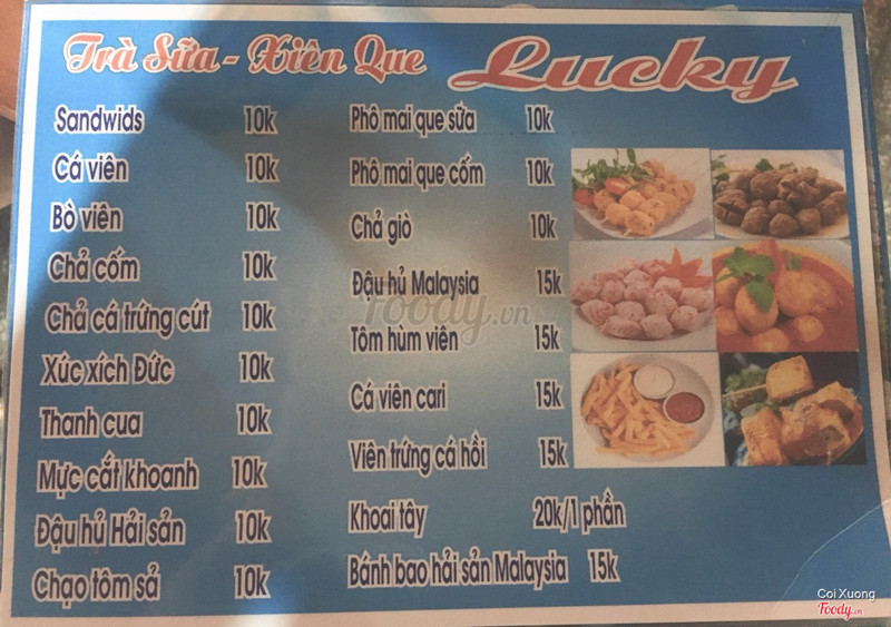 menu Xiên Que