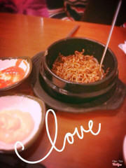 Mì đen trộn nóng