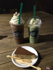28/5/2016 Matcha Iced Blended size L 65k, Mocha Iced 40k + Extra whipping cream 5k, Tiramisu cake 30k (đang có combo nên đc free), Phí ngồi lại thêm 5k