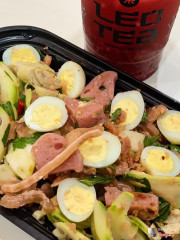 Tré trộn cóc non + trà giải nghiệp