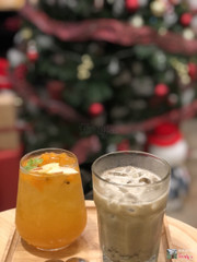 Trà của nắng và trà sữa gạo rang