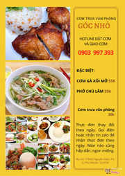 Thực đơn Cơm trưa văn phòng Góc Nhỏ