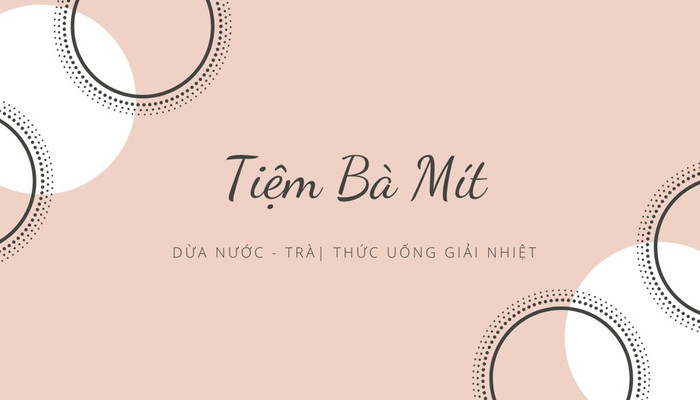 Tiệm Bà Mít - Trà & Dừa Nước - Bạch Đằng