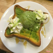 Matcha toast