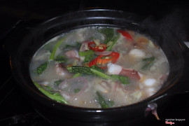 bạch tuột nhúng mẻ