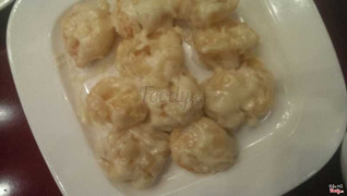 Tôm chiên mayonnaise với wasabi