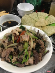 phở ran lòng xào