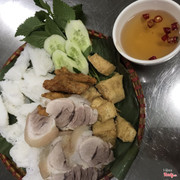 bún mình ăn ngay chợ nhân chính