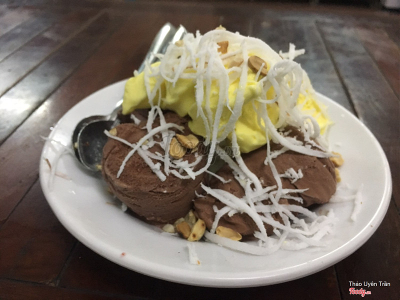 Kem socola + sầu riêng