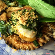 Shell nướng mỡ hành