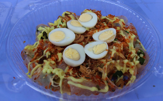 Bánh Tráng Trộn & Sữa Tươi Chai Nguyên Chất