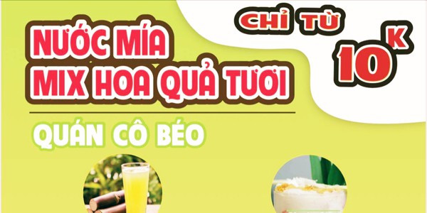 Tào Phớ & Mía Hoa Quả - Cô Béo - Quan Hoa