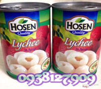 Vải ngâm HOSEN Syrup ngọt thanh thơm lừng + vải cơm siêu ngon. Lam trag vải,làm bánh hay đơn giản là cho đá vào là có ngay ly vải dầm siêu mát lạnh😝😝😝 Giá lẻ cho  bấy-bi là : 45k/hộp 525gr 