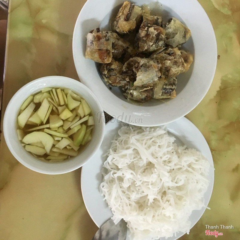 bún chả cuốn