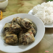 bún chả cuốn