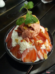 bingsu dâu tây