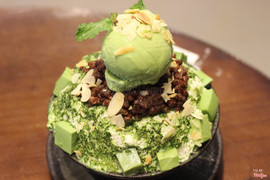 bingsu trà xanh