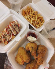 Combo 99k và bánh mì muối ớt khách rất ủng hộ :) 