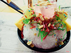 Đá bào trái cây