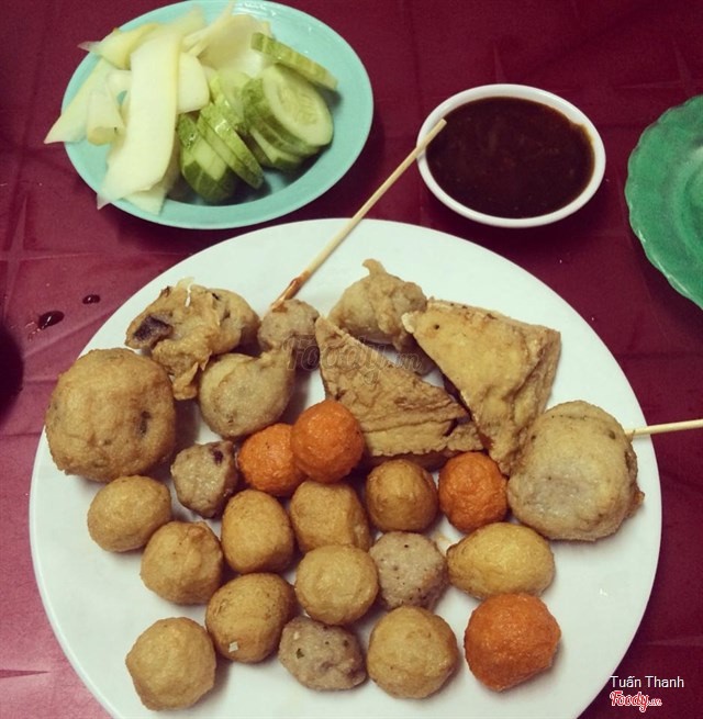 cá viên chiên