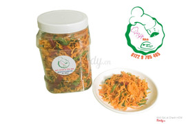 Hũ 500gr - Bọc màn co niêm phong toàn hủ và bảo vệ chống bụi bẩn bám