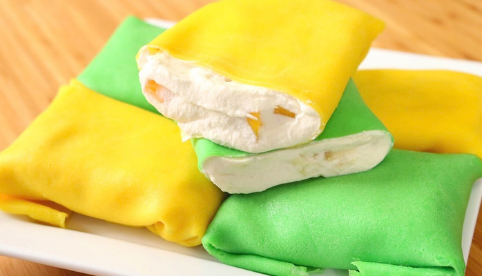 Crepe Sầu Riêng Kem Tươi