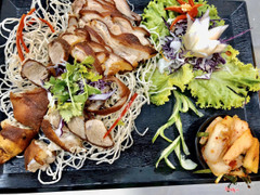 Giò heo muối kim chi