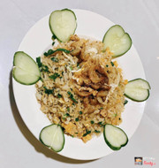 Cơm chiên cá mặn : 35k 