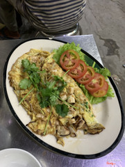 Tủy heo chiên trứng
