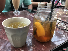 Trà đào uống ổn