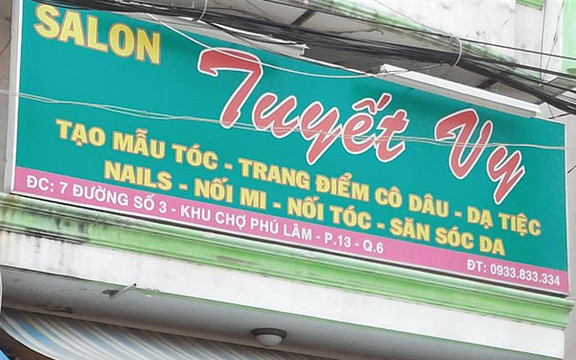 Tuyết Vy Salon - Đường Số 3