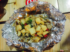 Tofu nhật bạn nướng cuốn giấy bạc