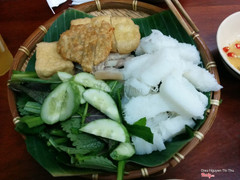 Bún đậu thịt chả cốm