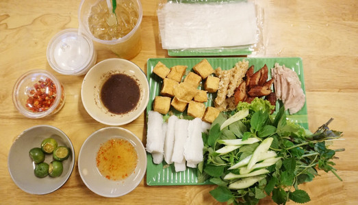 Bún đậu ở Đà Lạt 