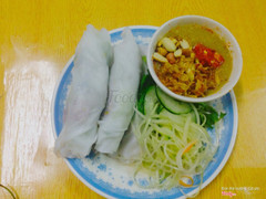 Bánh cuốn thịt nướng 