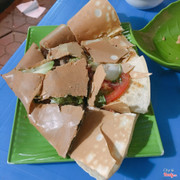 crepe thịt nướng