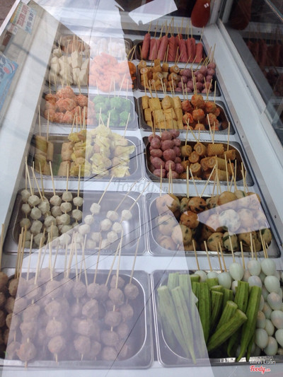 Các món thức ăn nhanh quán mực tím